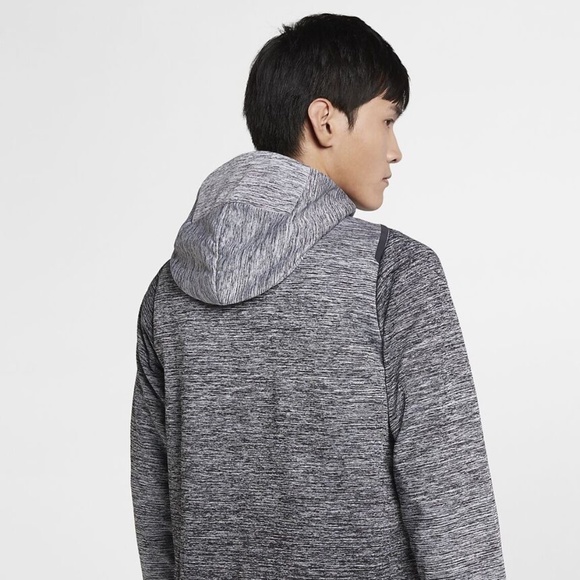 Nike Therma Sphere Max Repel Training Jacket Hoodie 932038-010 (Grey/Black) - Picture 5 of 5